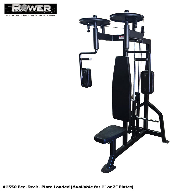 Power Body 1550 Plate Loaded Pec Machine 1550 306 Fitness Repair