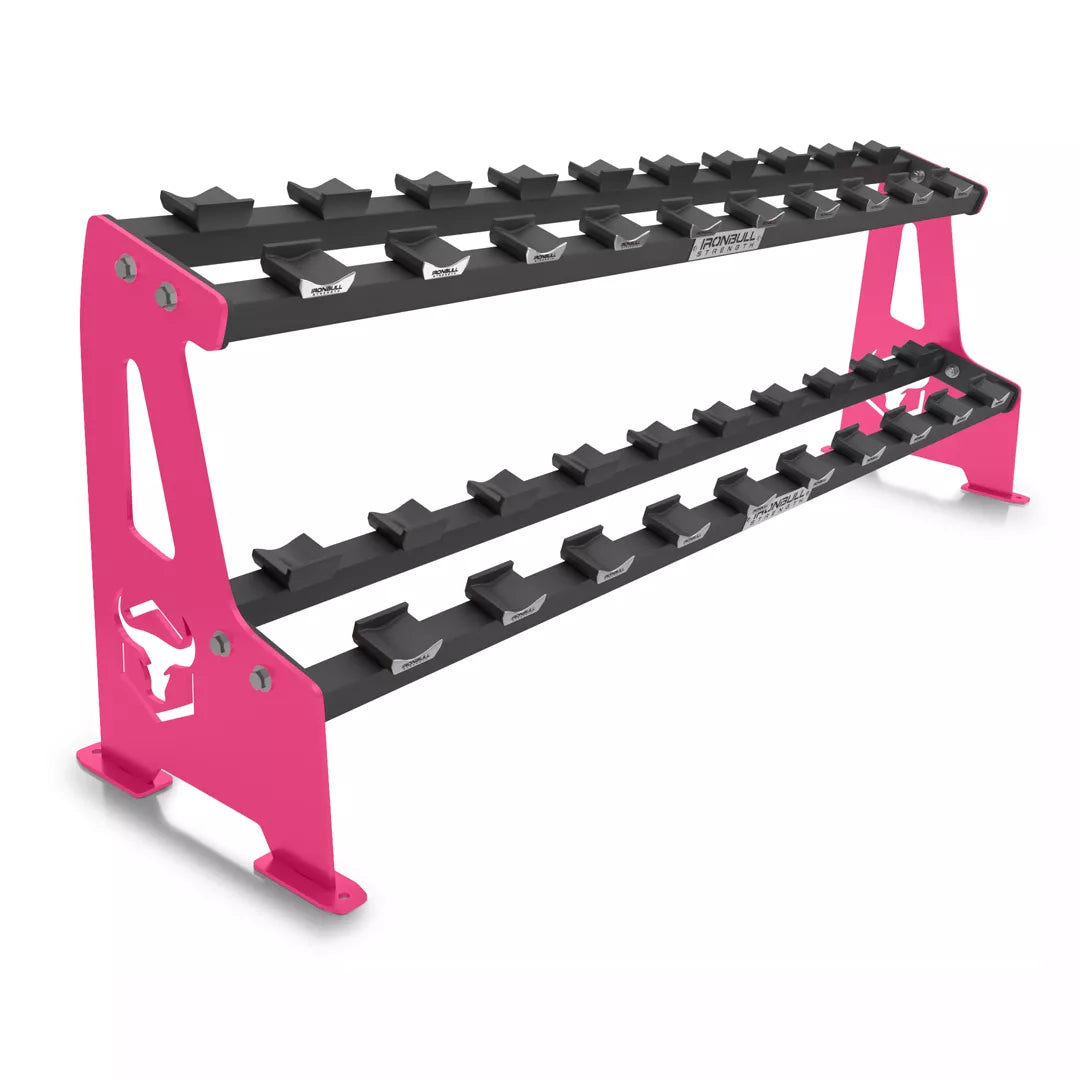 Iron Bull 2-Tier Commercial Dumbbell Saddle Rack - 306 Fitness Repair & Sales