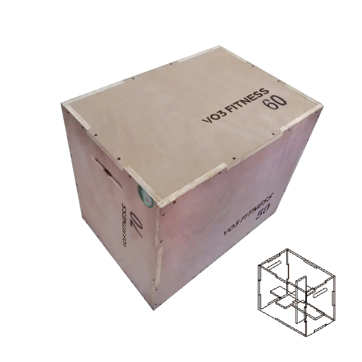 VO3 Wooden Plyo Box - 306 Fitness Repair & Sales