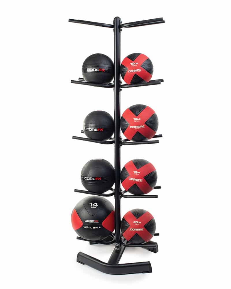 CoreFX DOUBLE SIDED MEDICINE BALL RACK