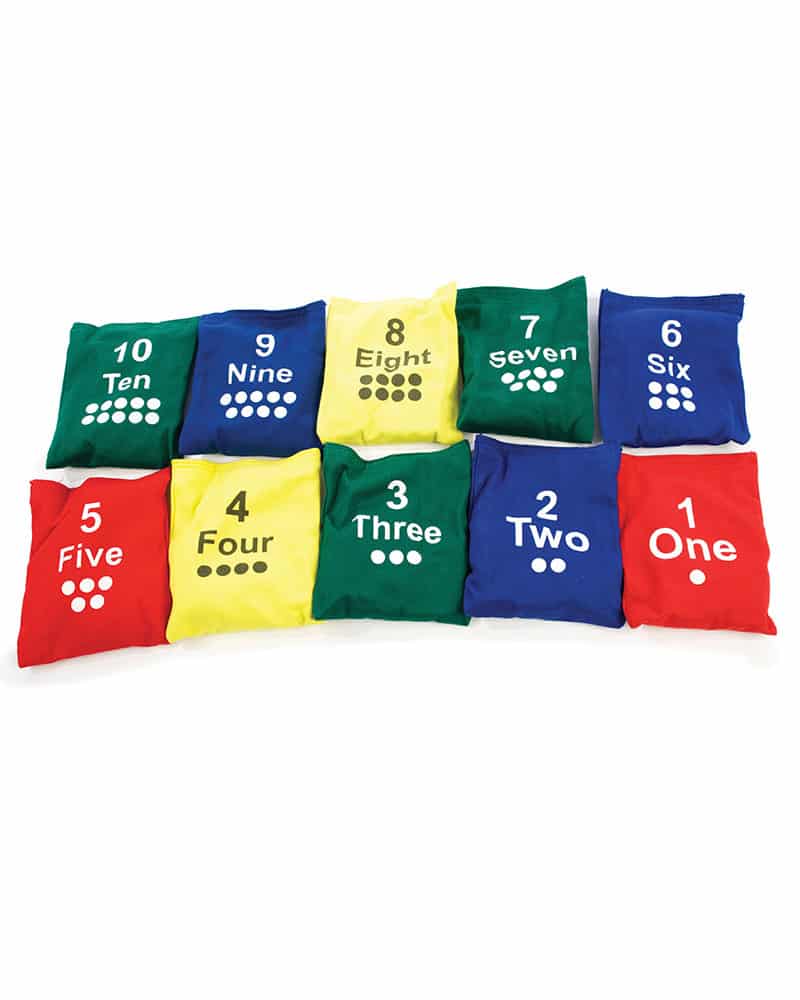 360 Athletics NUMBERED BEAN BAG SET