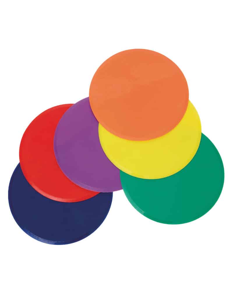360 Athletics RAINBOW POLYSPOT SET 6