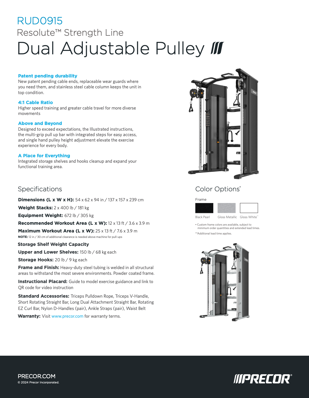 Precor必確 FTS Glide 功能訓練器