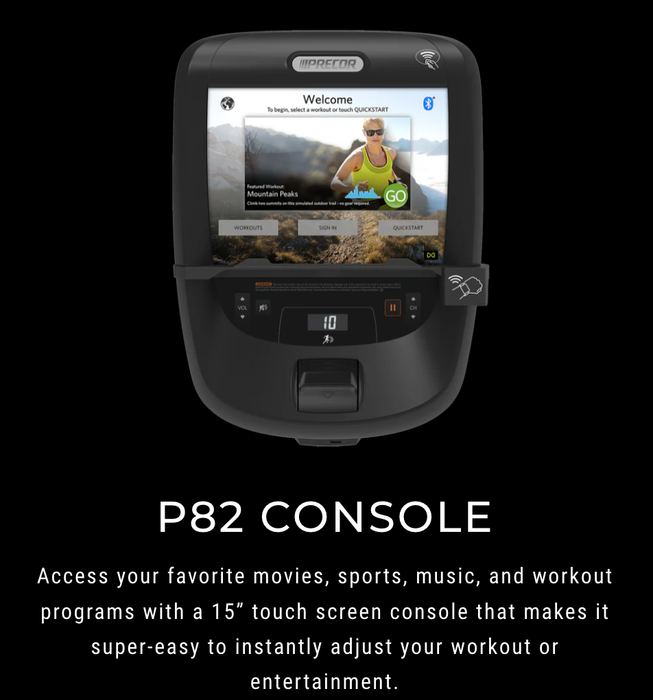 Vélo couché Precor RBK 635 - Appelez pour prix et disponibilité