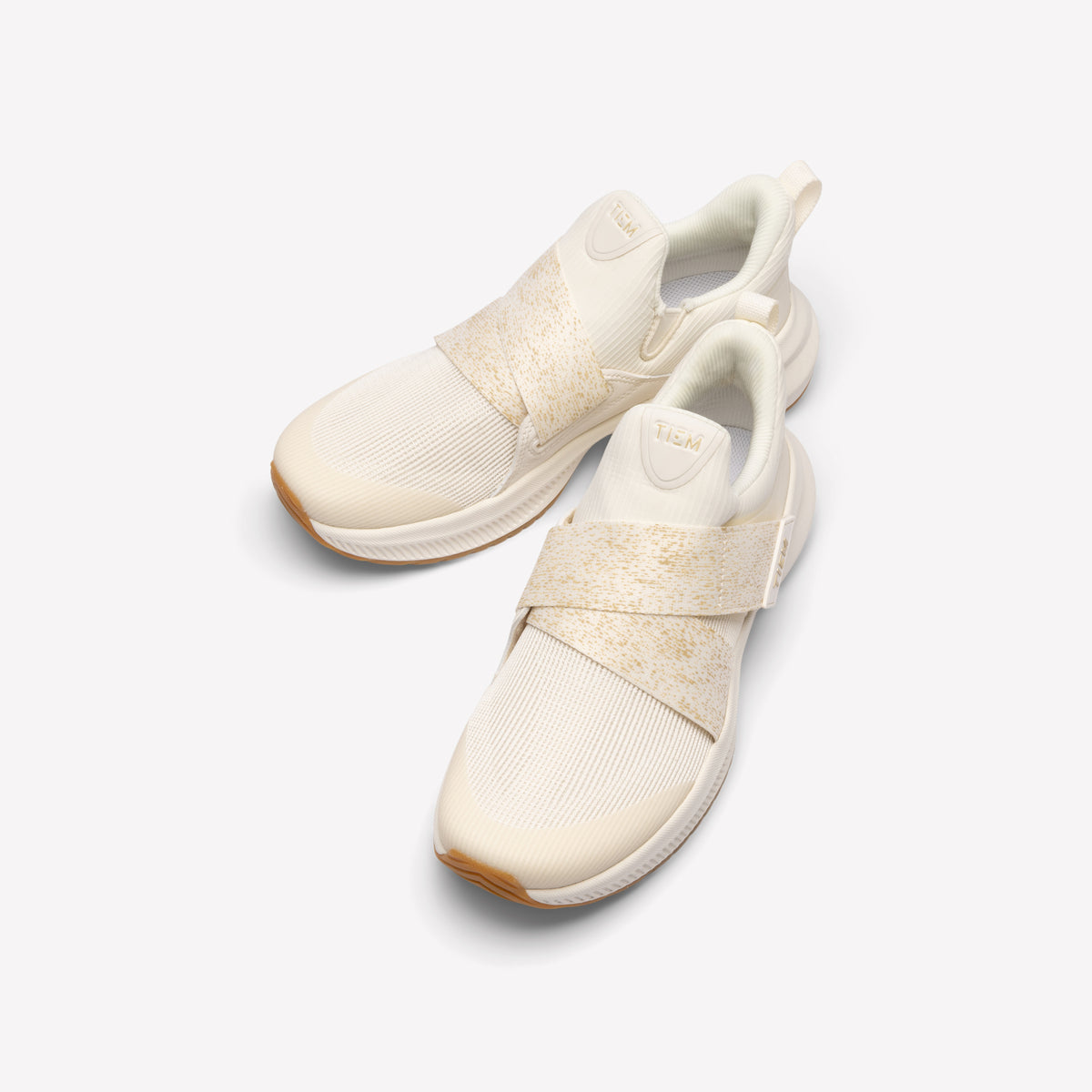 TIEM LYNX - Champagne & Gold Cycling Shoe