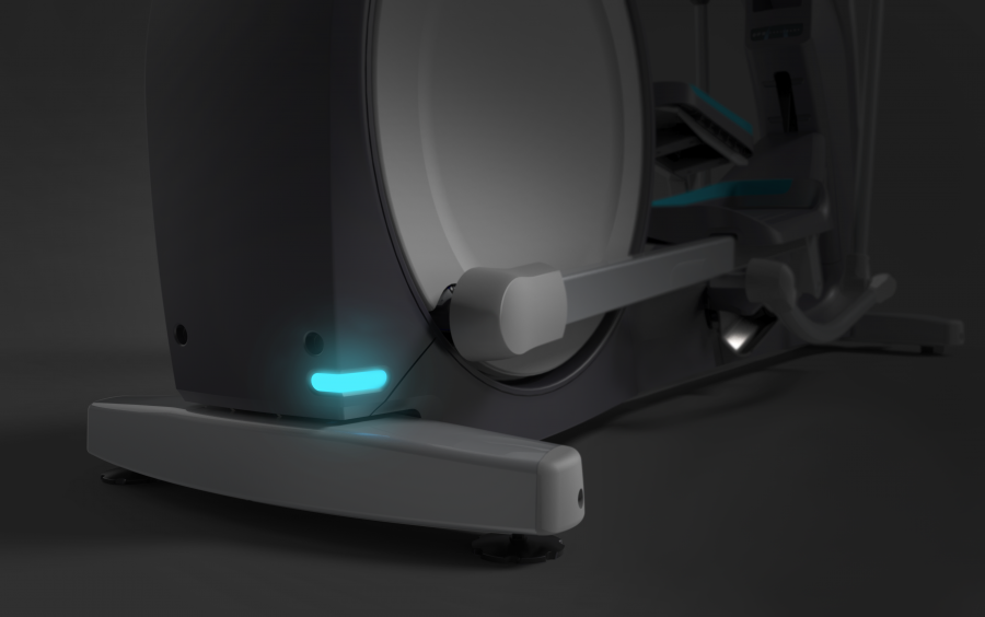 Precor Elliptical Fitness Crosstrainer™ EFX® 885 avec Converging CrossRamp®