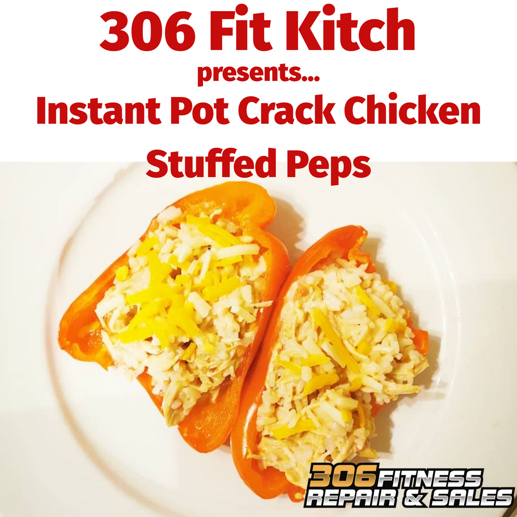 Instant Pot Crack Chicken Stuffed Peppers