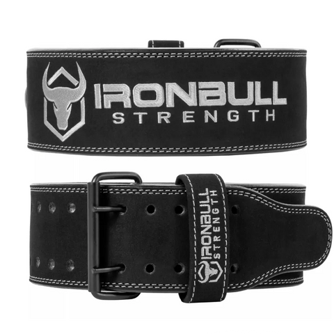 Iron Bull 10MM DOUBLE PRONG POWER BELT - Black