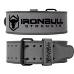 Iron Bull 10MM DOUBLE PRONG POWER BELT - Grey