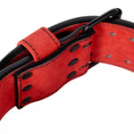 Iron Bull 10MM DOUBLE PRONG POWER BELT - Red