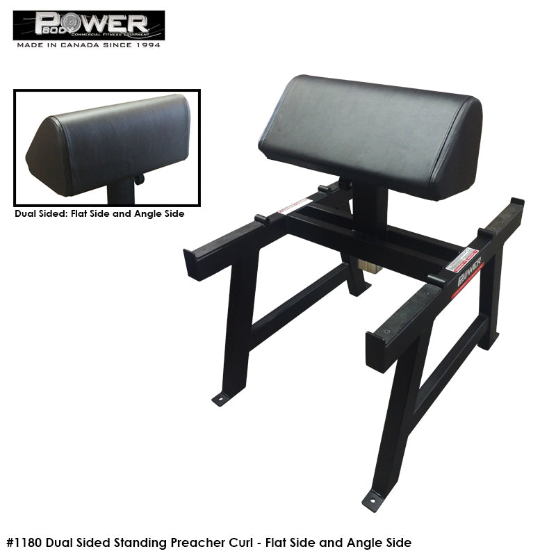 Power Body POWER CORE ELITE DUAL SIDED STANDING PREACHER CURL #1180 - 306 Fitness Repair & Sales
