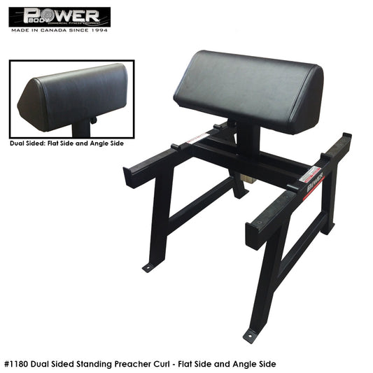 Power Body POWER CORE ELITE DUAL SIDED STANDING PREACHER CURL #1180 - 306 Fitness Repair & Sales