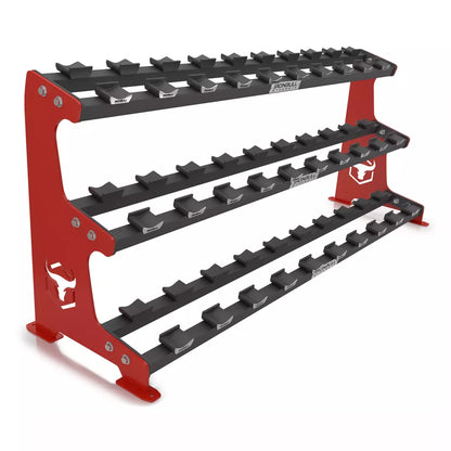 Iron Bull 3-Tier Commercial Dumbbell Saddle Rack - 306 Fitness Repair & Sales