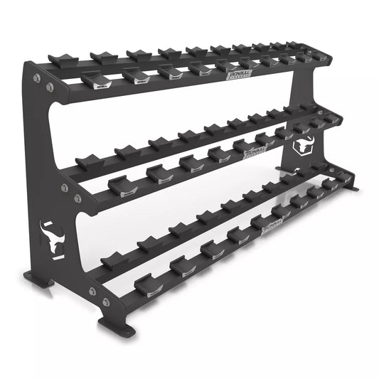 Iron Bull 3-Tier Commercial Dumbbell Saddle Rack - 306 Fitness Repair & Sales