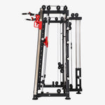 Altas Strength Multi-Function Smith Machine Black And Yellow 2000IB Workout Light Commercial Fitness Equipment AL-3000Y