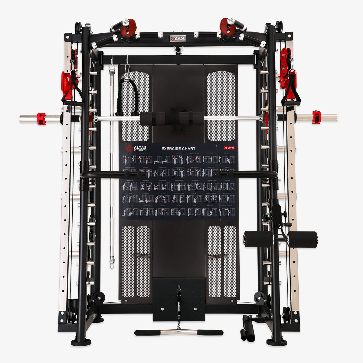 Altas Strength Altas Strength Multi-Function Smith Machine Black And Yellow 2000IB Wo ...
