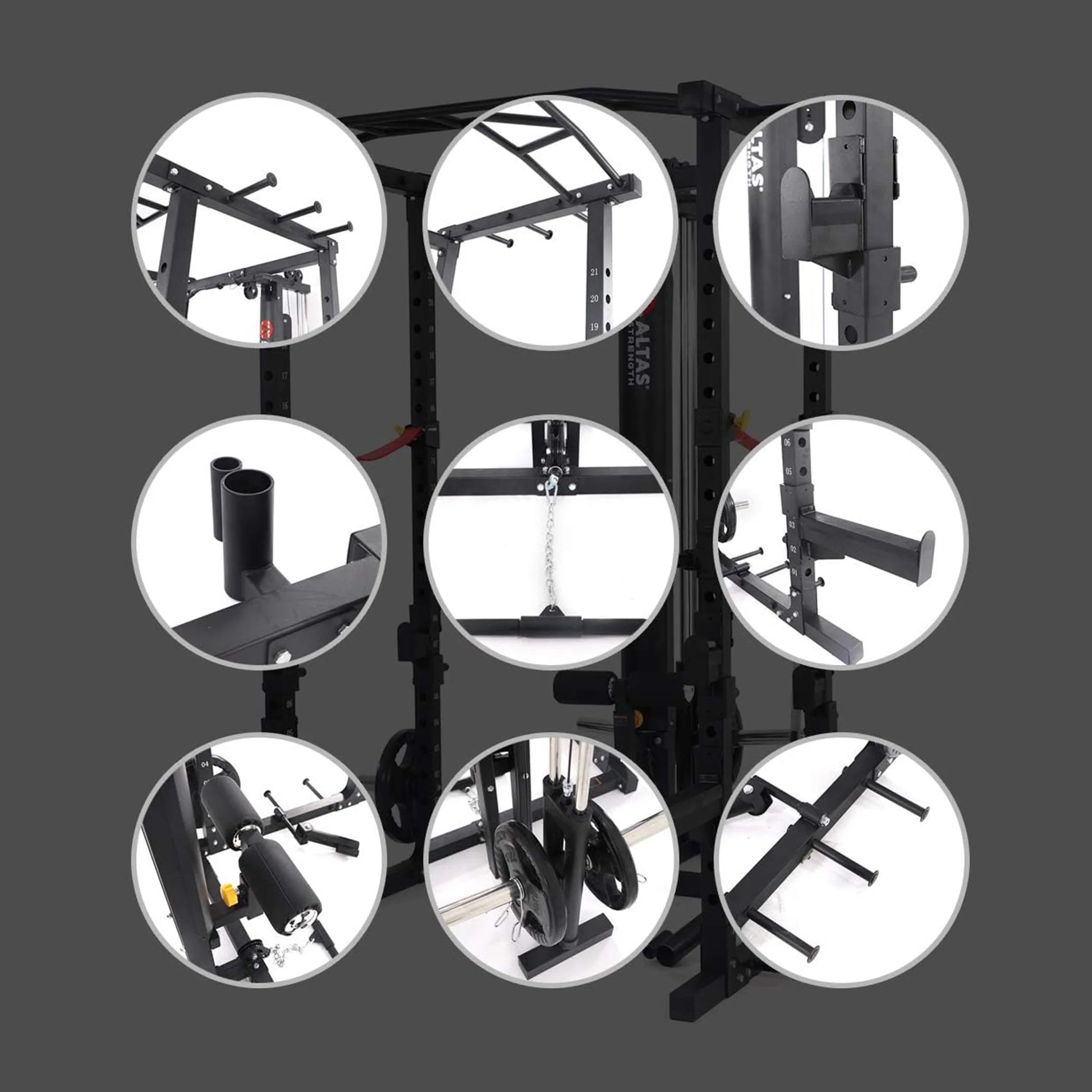 Altas Strength Light-commercial Equipment Squat Rack AL-3028 – 306
