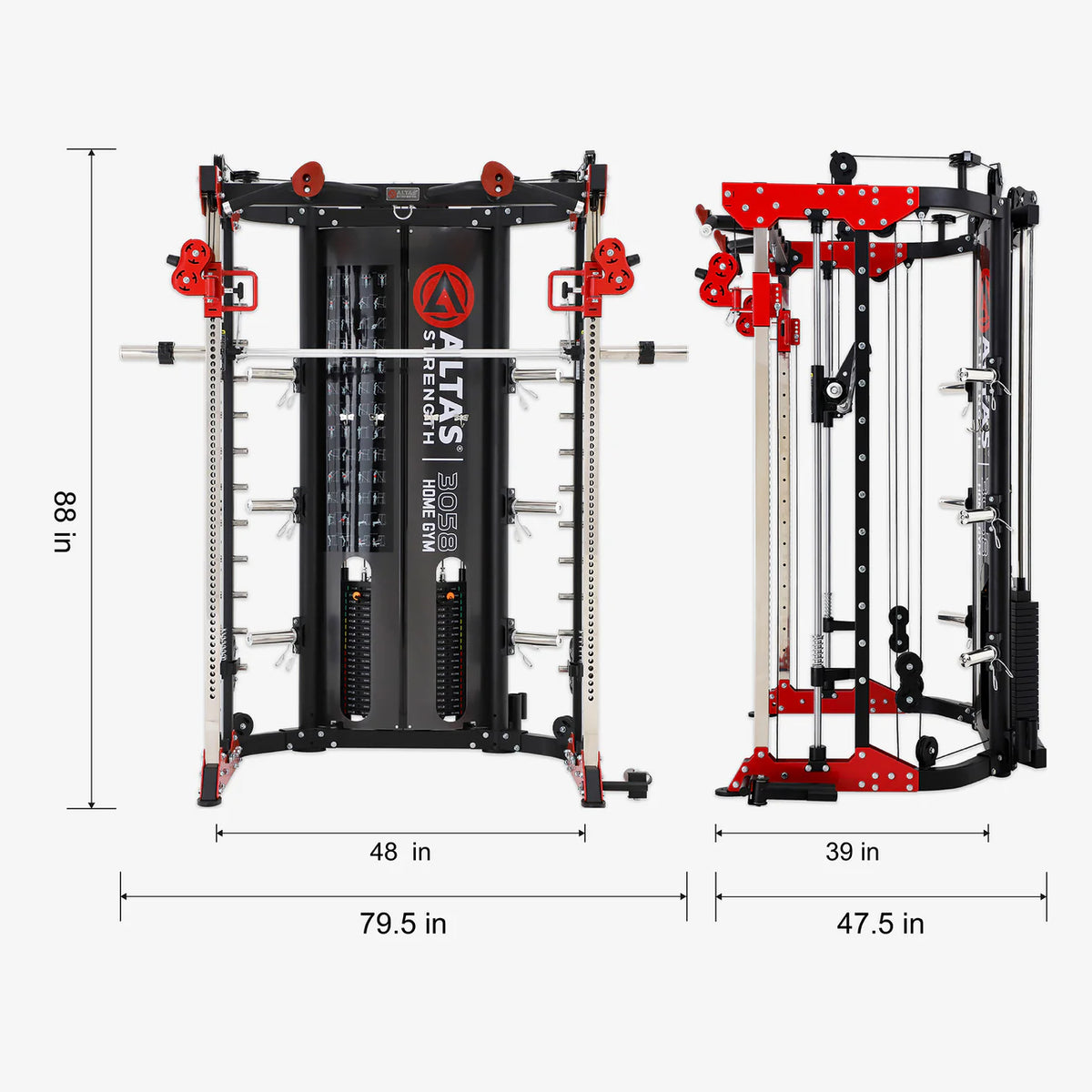 Altas Strength Altas Strength Light-commercial Strength Smith Machine AL-3058G – 306 ...