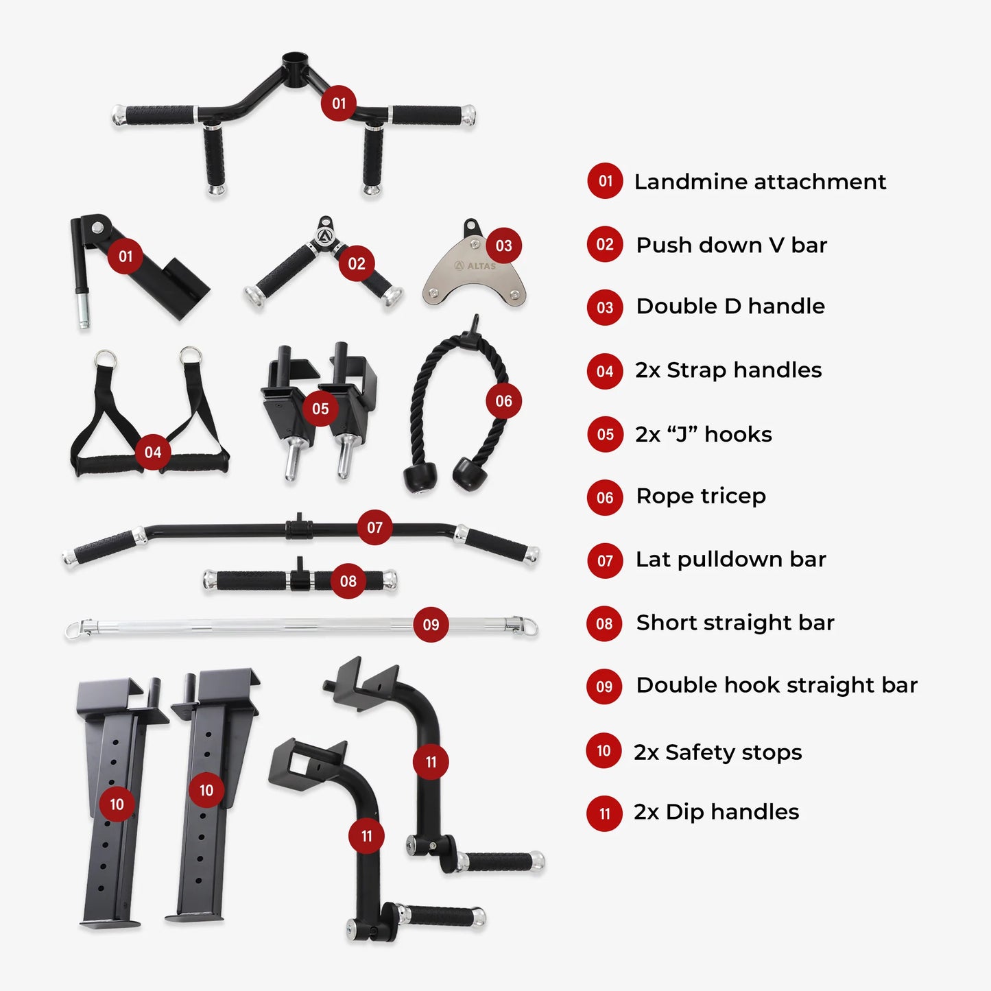 Altas Strength 多功能史密斯機黑黃 2000IB 鍛鍊輕型商用健身器材 AL-3000Y