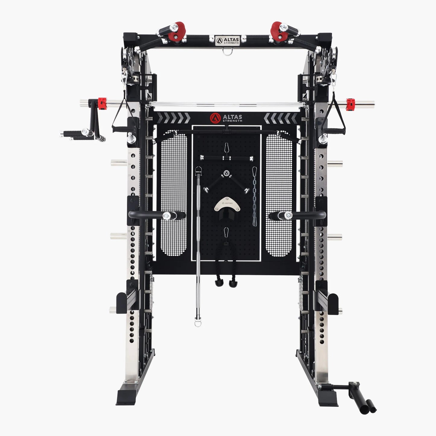Altas Strength 多功能史密斯機黑黃 2000IB 鍛鍊輕型商用健身器材 AL-3000Y