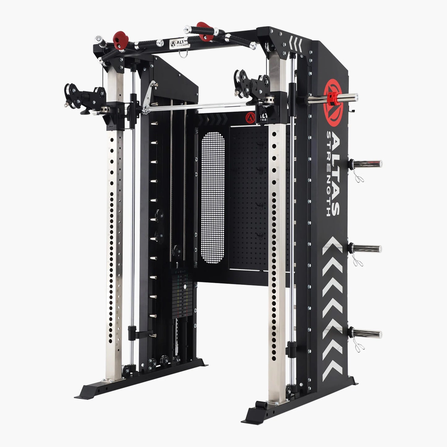 Altas Strength 多功能史密斯機黑黃 2000IB 鍛鍊輕型商用健身器材 AL-3000Y
