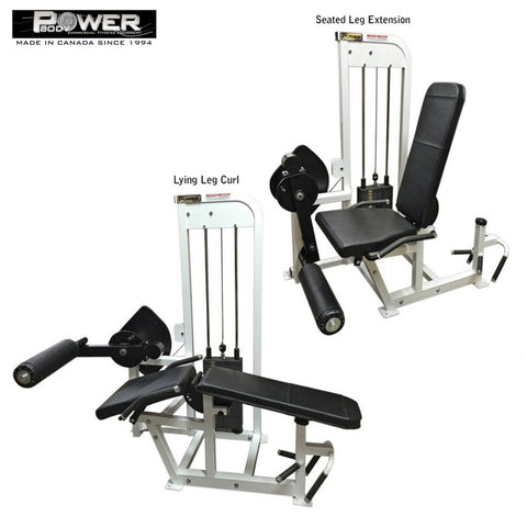 Power Body SELECTORIZED SEATED LEG EXTENSION PRONE LEG CURL COMBO #5150