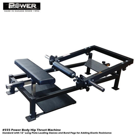 Power Body Hip Thrust Bench #555