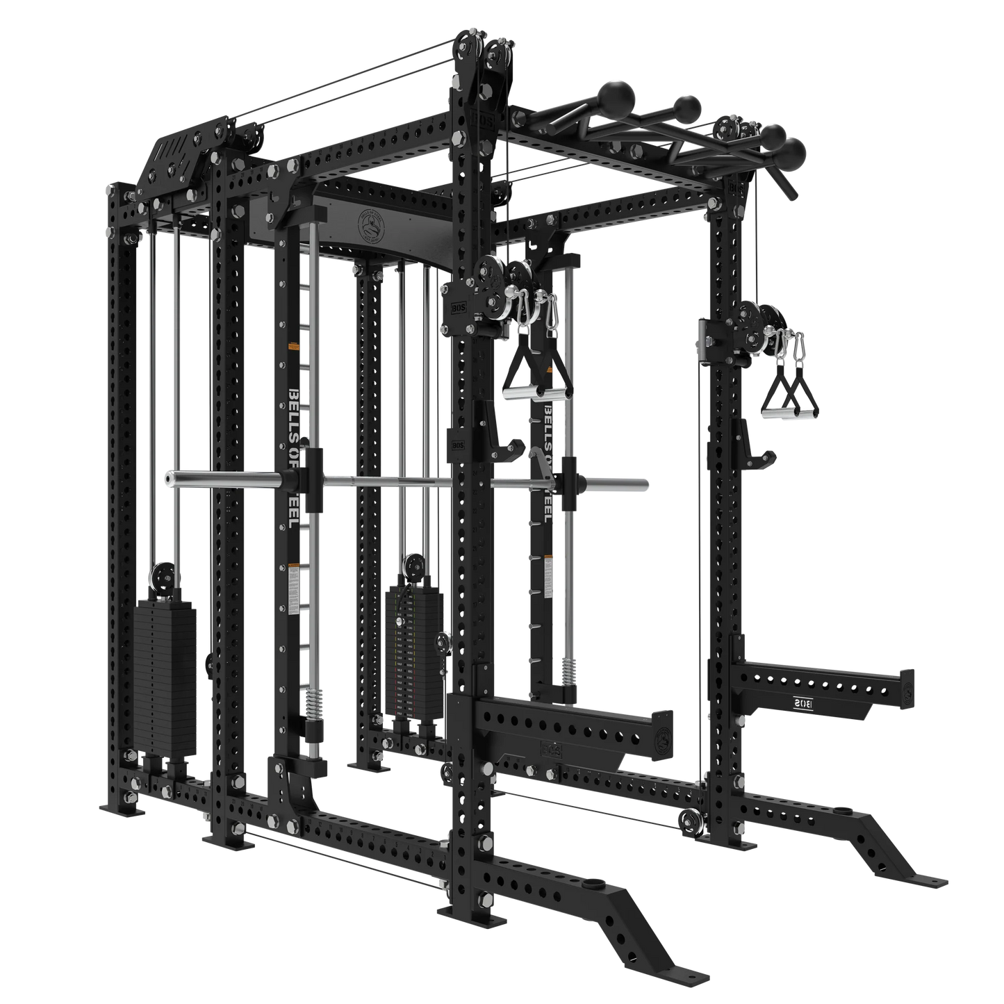 Bells of Steel Smith Machine Rack - 6-Post with Kraken - Manticore (3" x 3", 1" Holes) - 306 Fitness Repair & Sales