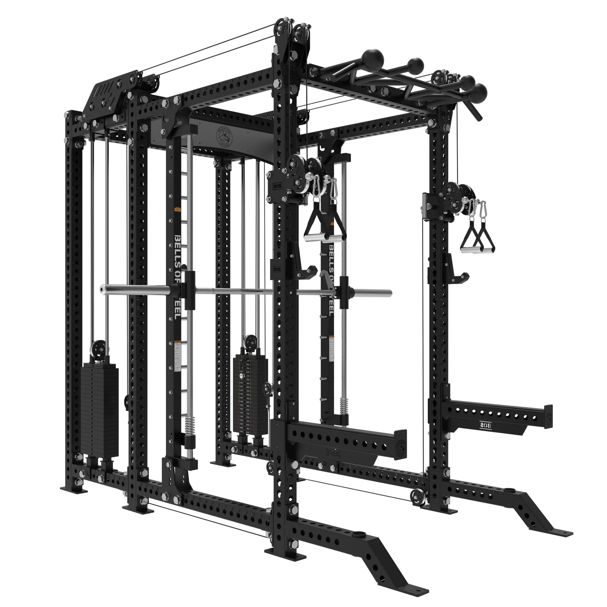 Bells of Steel Smith Machine Rack - 6-Post with Kraken - Manticore (3" x 3", 1" Holes) - 306 Fitness Repair & Sales
