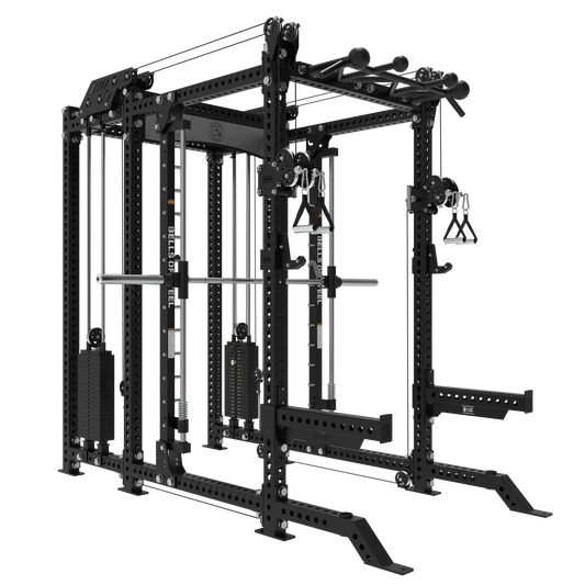 Bells of Steel Smith Machine Rack - 6-Post with Kraken - Manticore (3" x 3", 1" Holes) - 306 Fitness Repair & Sales