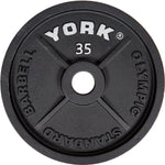 YORK® 2″ Cast Iron Olympic Weight Plate (Pair)