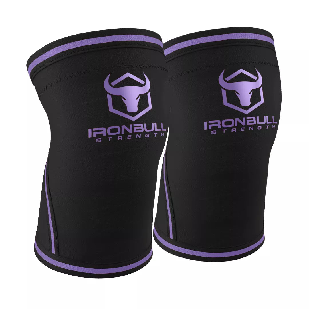 IRON BULL 7MM KNEE SLEEVES - Purple