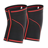 Iron Bull 7MM KNEE SLEEVES - Red