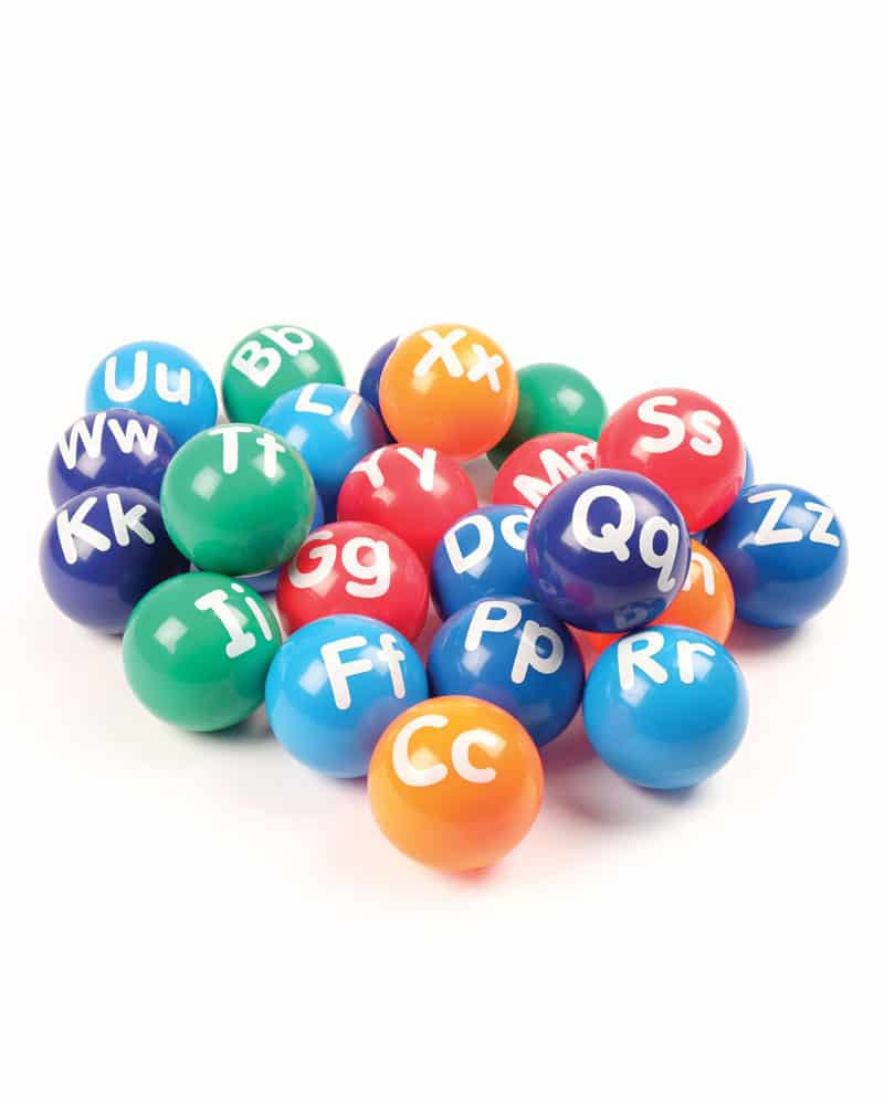 ALPHABET BALL SET