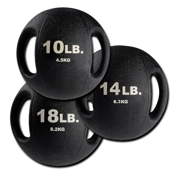 BODY-SOLID TOOLS DUAL-GRIP MEDICINE BALLS BSTDMB