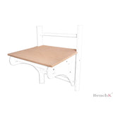 BenchK S1 112 Wall Bars with Wooden Pull-Up Bars + A204 Gymnastics Accessories & Bench Top