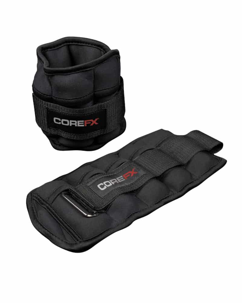 CoreFX ADJUSTABLE ANKLE WEIGHT SET 5 lbs Each