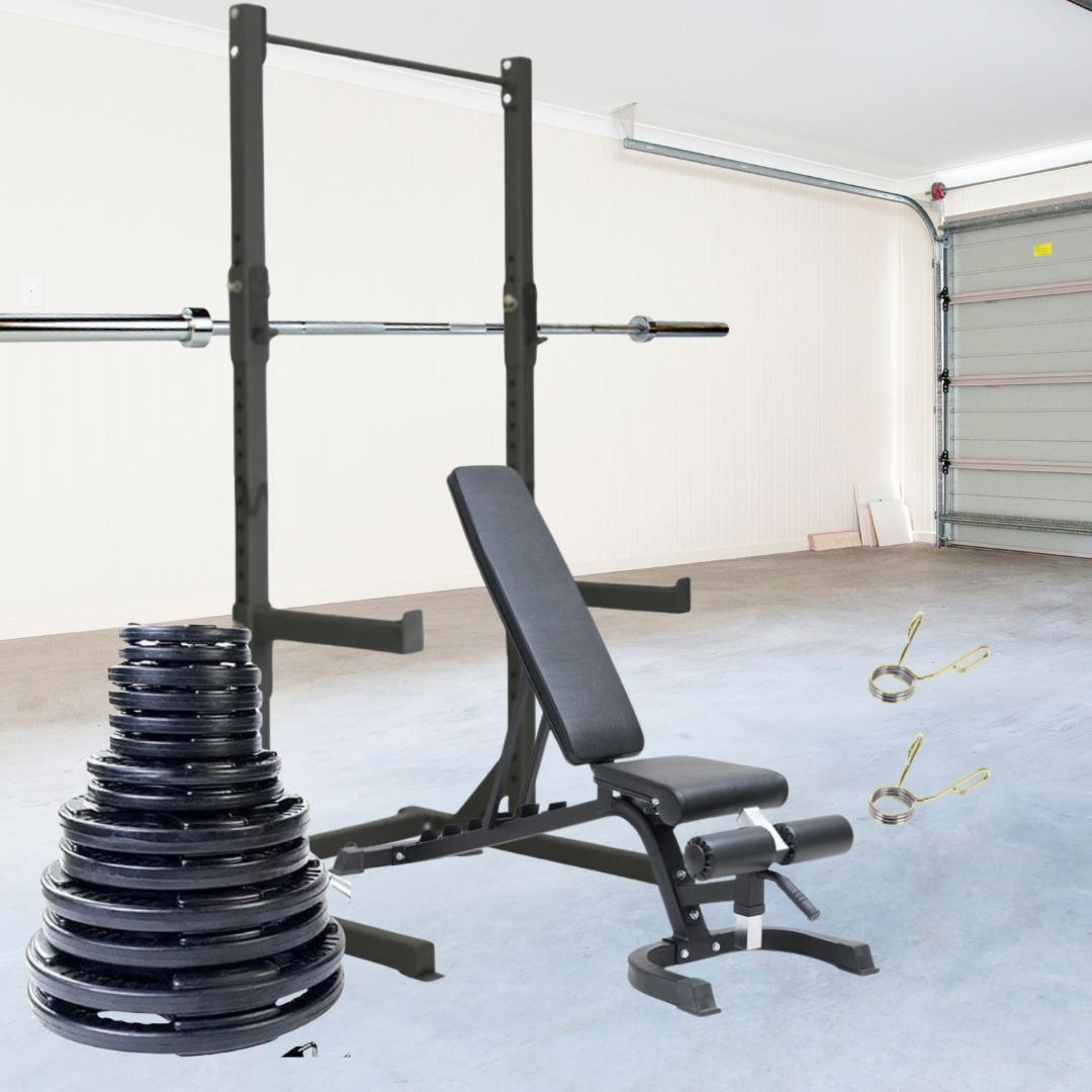 TRIAD Half Rack 300 lb Home Gym Package - 306 Fitness Repair & Sales