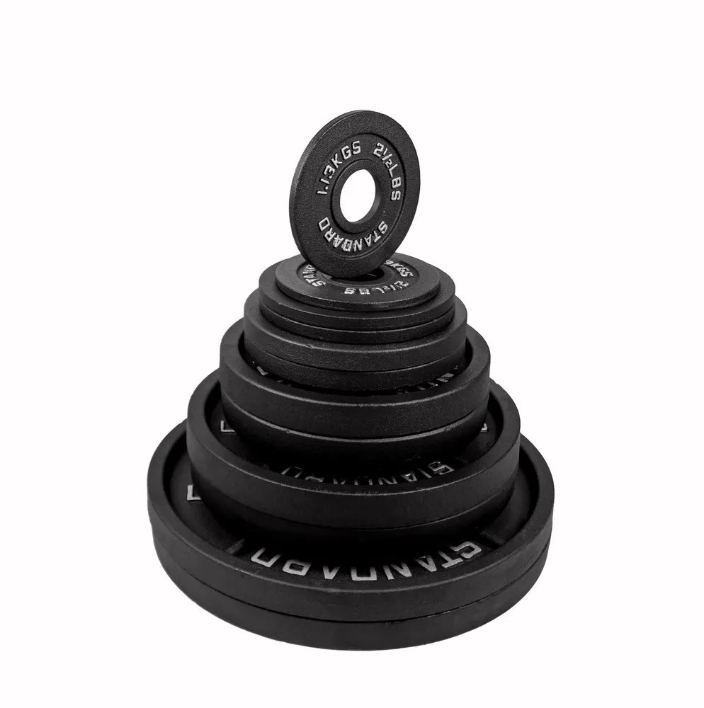 TRIAD 255 磅奧林匹克鑄鐵配重盤套裝