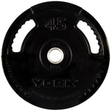 YORK® 2″ G-2 Rubber Olympic Weight Plate - Pair