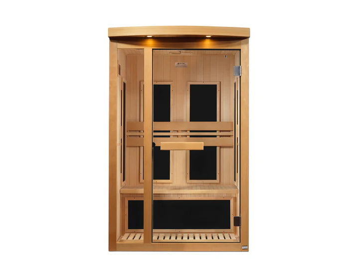 PRO 6 5220-01 2 PERSON NEAR ZERO EMF FAR INFRARED SAUNA [Free Shipping]