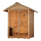 Golden Designs Arlberg 3 Person Traditional Outdoor Sauna [Free Shipping]