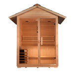 Golden Designs Arlberg 3 Person Traditional Outdoor Sauna [Free Shipping]