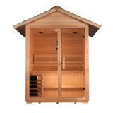 Golden Designs Arlberg 3 Person Traditional Outdoor Sauna [Free Shipping]