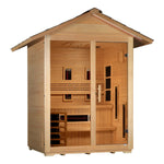 Golden Designs Carinthia 3 Person Hybrid Outdoor Sauna [Free Shipping]