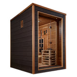 Golden Designs Nora 2 Person Outdoor-Indoor PureTech™ Hybrid Sauna [Free Shipping]