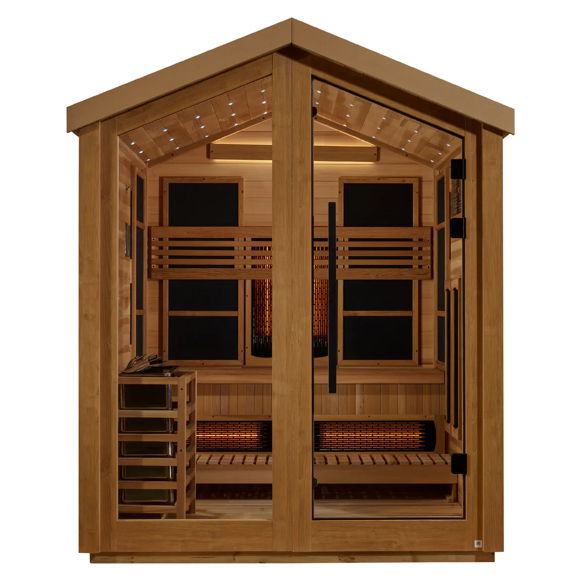 Golden Designs Loviisa 3 Person Hybrid Outdoor Sauna [Free Shipping]