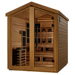 Golden Designs Kaskinen 6 Person Hybrid Outdoor Sauna [Free Shipping]