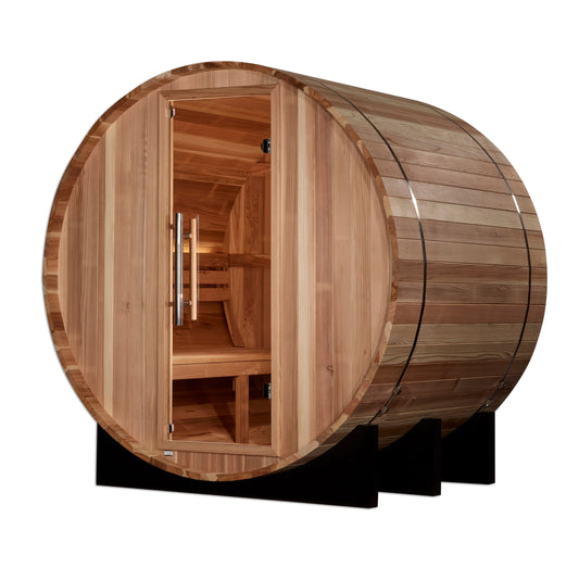 Golden Designs St. Moritz 2 Person Barrel Traditional Sauna [Free Shipping]