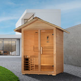 Golden Designs Arlberg 3 Person Traditional Outdoor Sauna [Free Shipping]